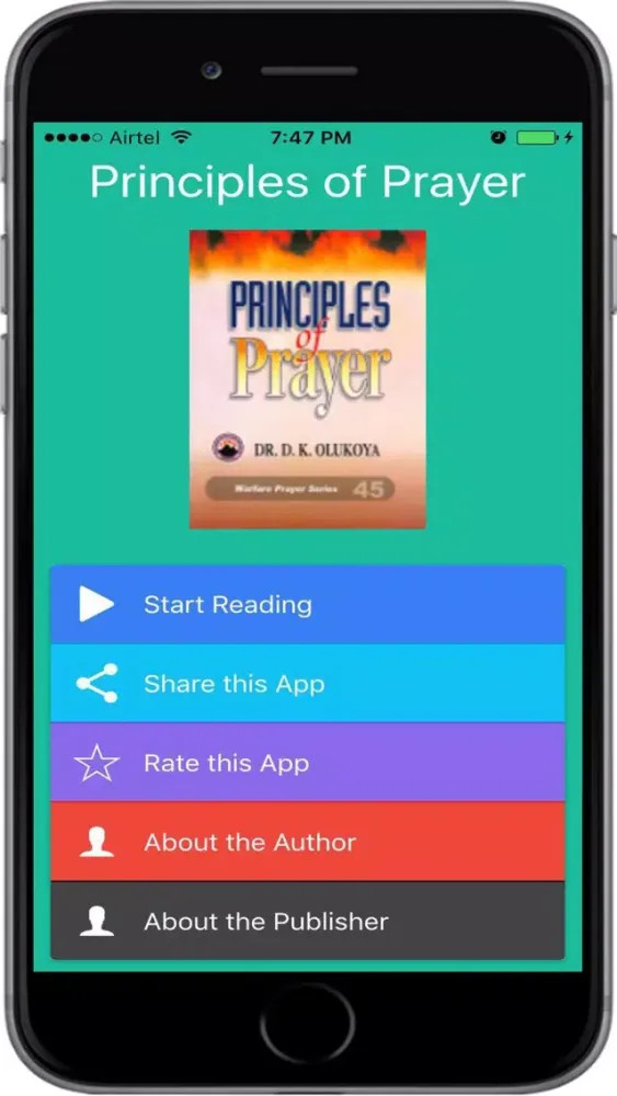 Capturas de tela do Principles of Prayer