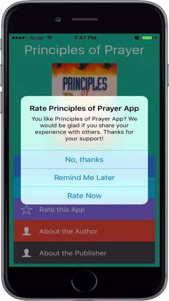 Capturas de tela do Principles of Prayer