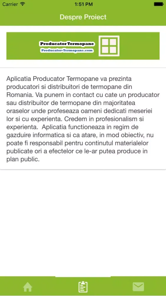 Producator Termopane Screenshots
