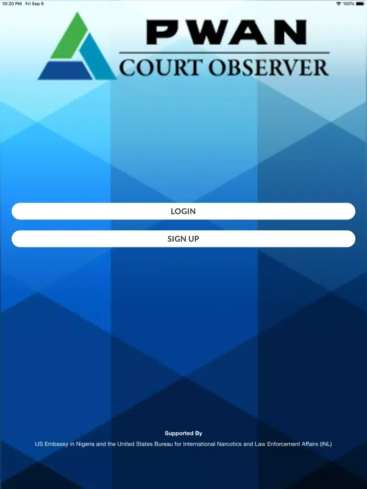 PWAN Court Observer iPad  Screenshots