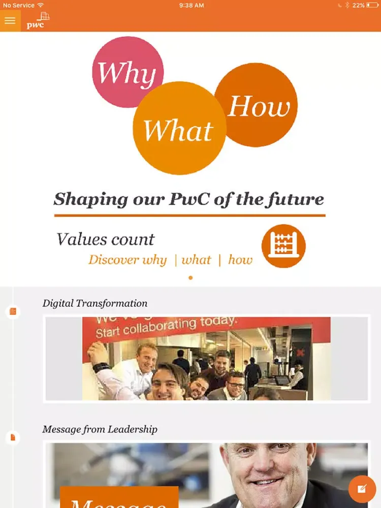 PwC Africa Connect iPad  স্ক্রিনশট