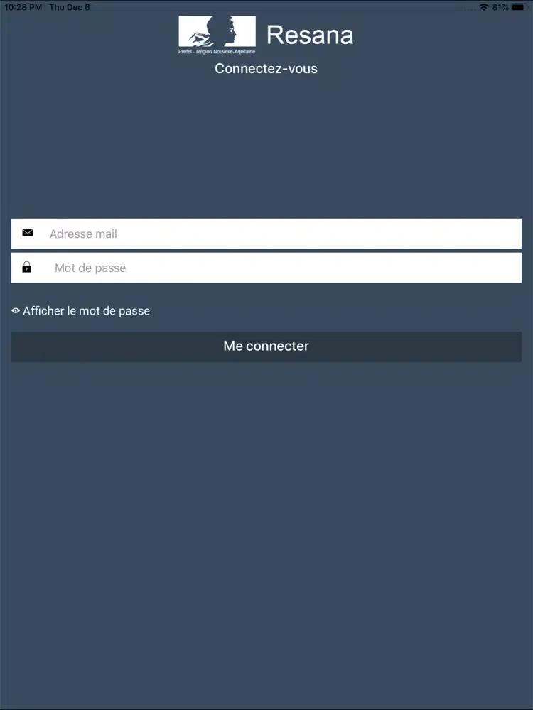 RESANA iPad Screenshots