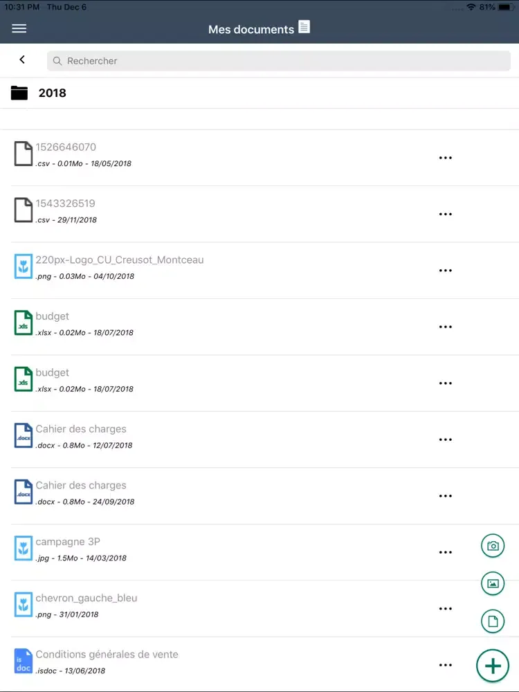 RESANA iPad Screenshots