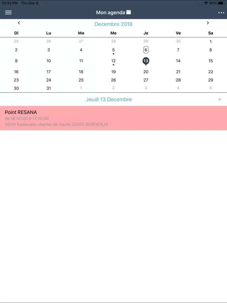RESANA iPad Screenshots