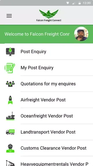 Скриншоты Falcon Freight Connect