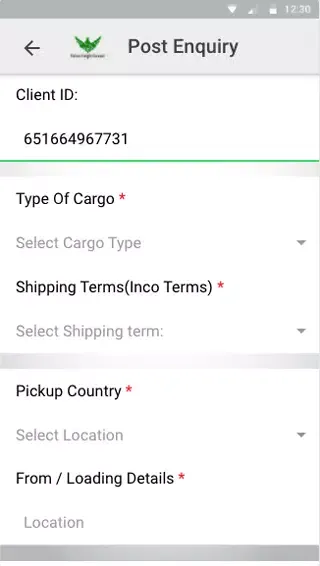 Скриншоты Falcon Freight Connect