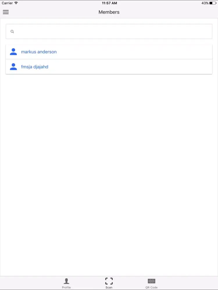 ScanIN - Group Management Tool iPad 应用截图