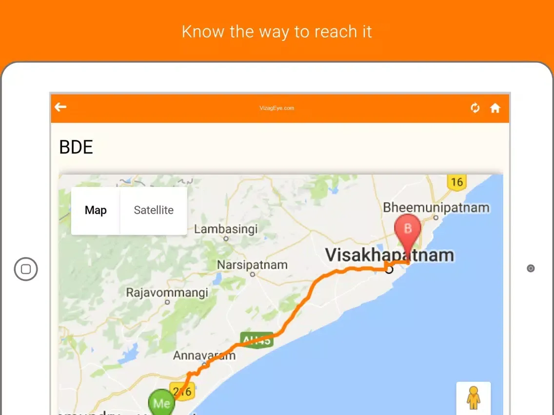 Vizag Eye iPad  Screenshots