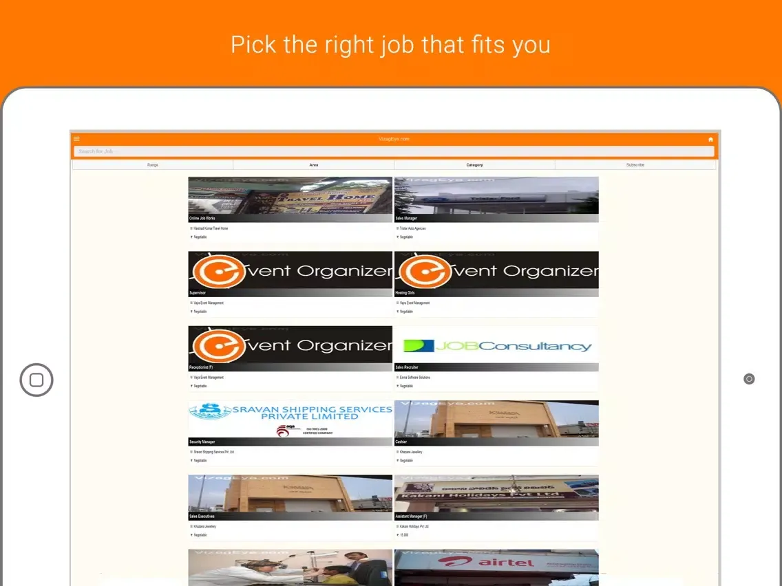 Vizag Eye iPad  Screenshots