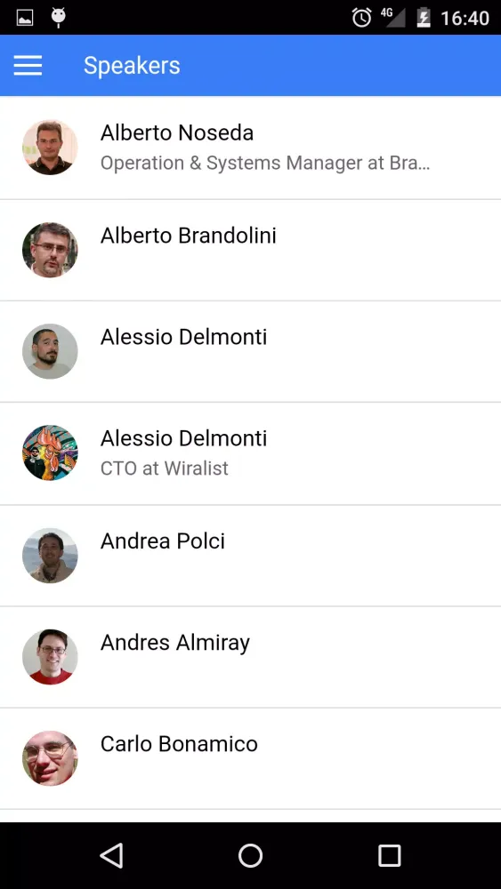 صور VoxxDays Ticino - Demo App