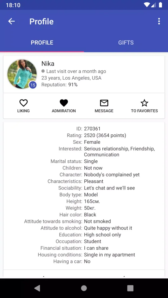 InDating Screenshots