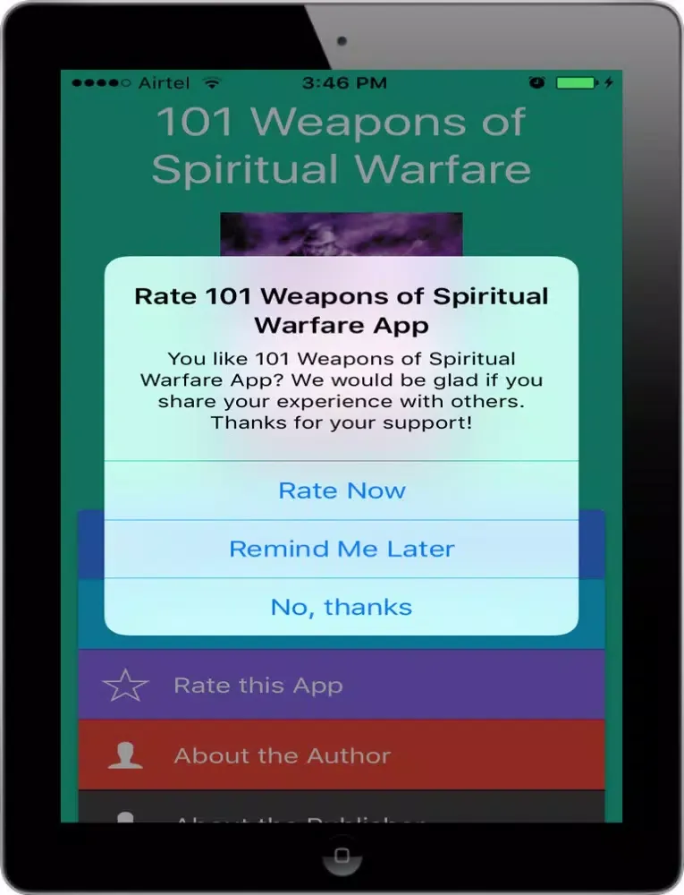 Zrzuty ekranu 101 Weapons of Spiritual Warfare iPad 
