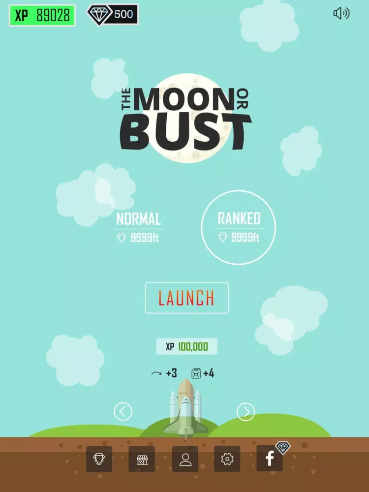 Capturas de pantalla de The Moon Or Bust iPad 