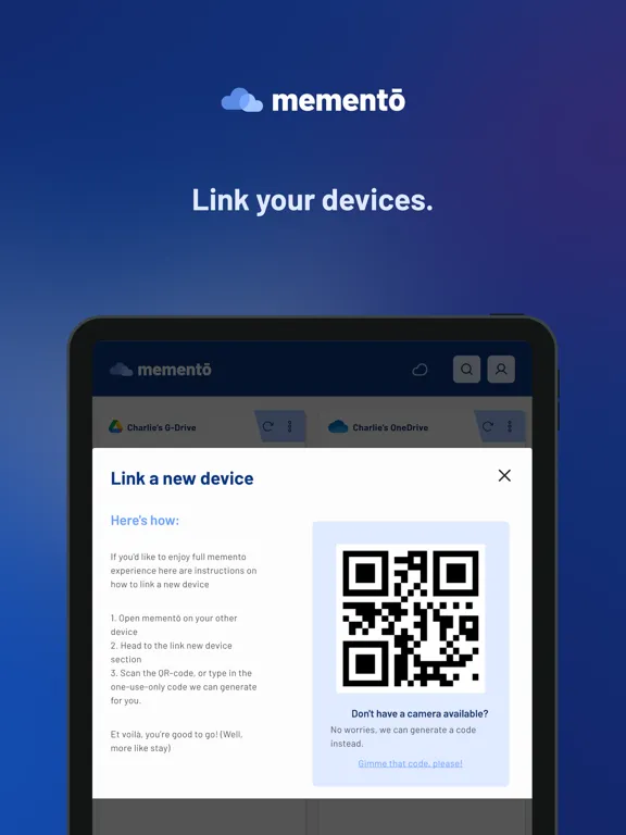 memento File Manager iPad  Screenshots