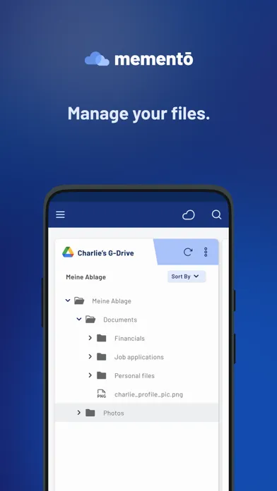 memento File Manager Screenshots