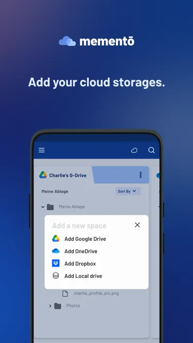 memento File Manager Screenshots