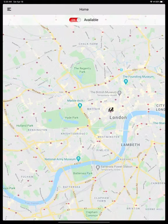 Ioone Entregador iPad  Screenshots