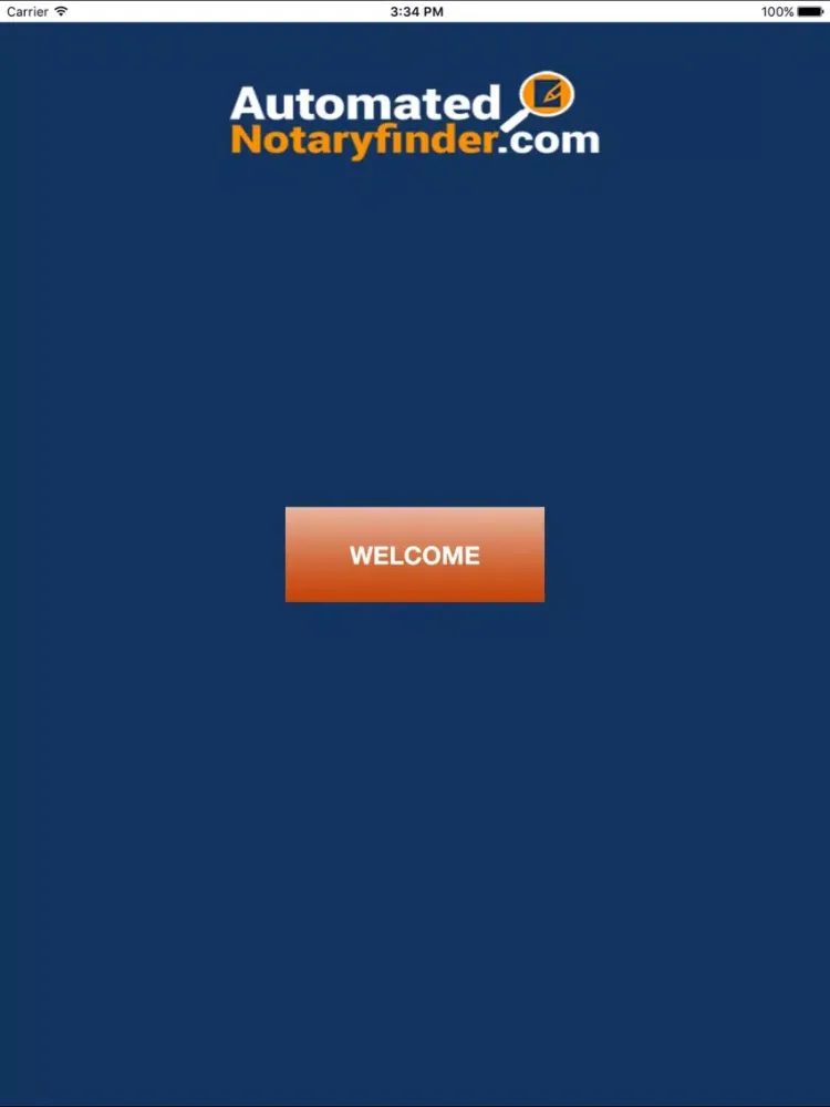 ภาพหน้าจอของ automatedNotaryFinder iPad 