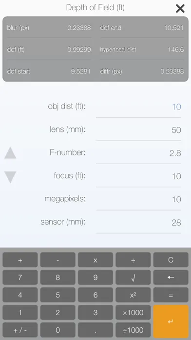 تصاویر Hyperfocal - depth of field calculator with blur simulation and circle of confusion estimation