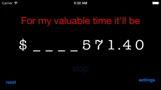 Money Meter - time and rate your income! Motivation, analysis and time management tool, including a rate timer and converter.应用截图