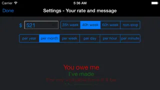 Money Meter - time and rate your income! Motivation, analysis and time management tool, including a rate timer and converter.应用截图