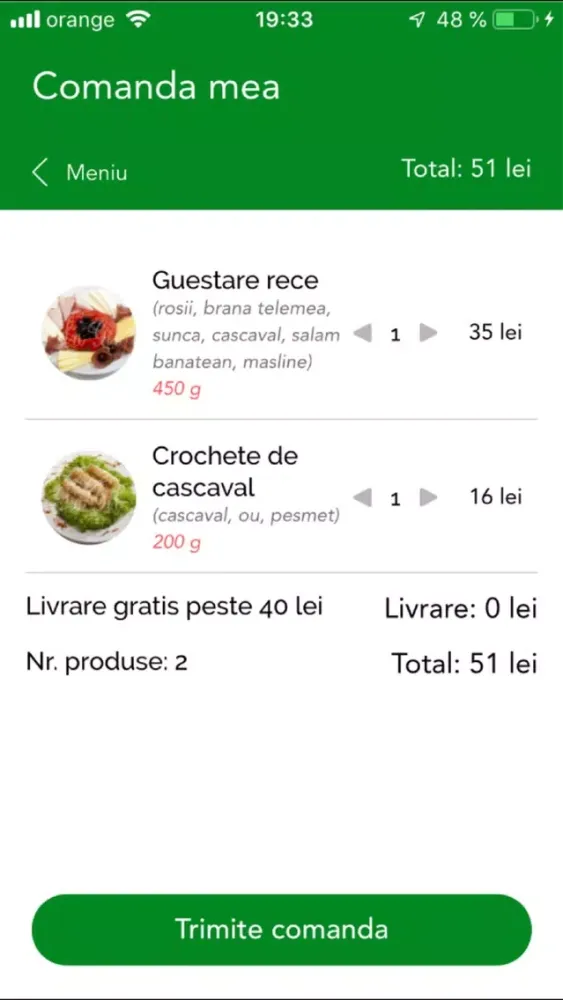 تصاویر iOrder App