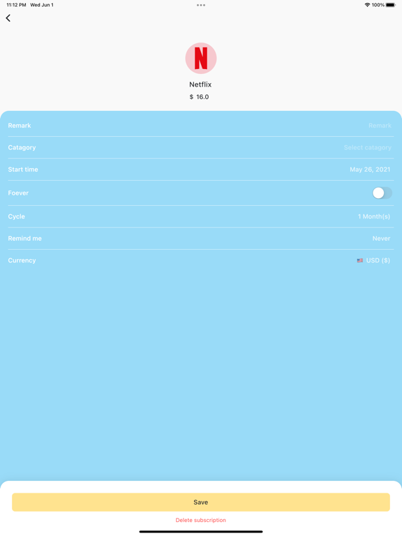 Capturas de tela do The Subs - Subscriptions Track iPad 
