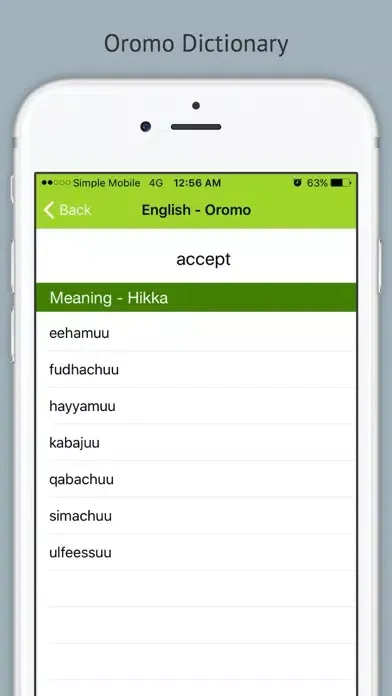 Oromo Dictionary應用截圖