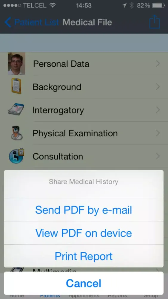 Capturas de tela do iDoctor Pro - Medical Record