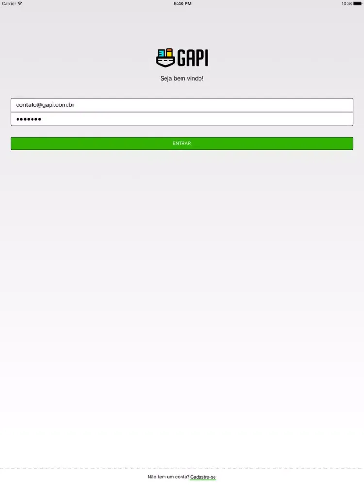 GAPI iPad 应用截图