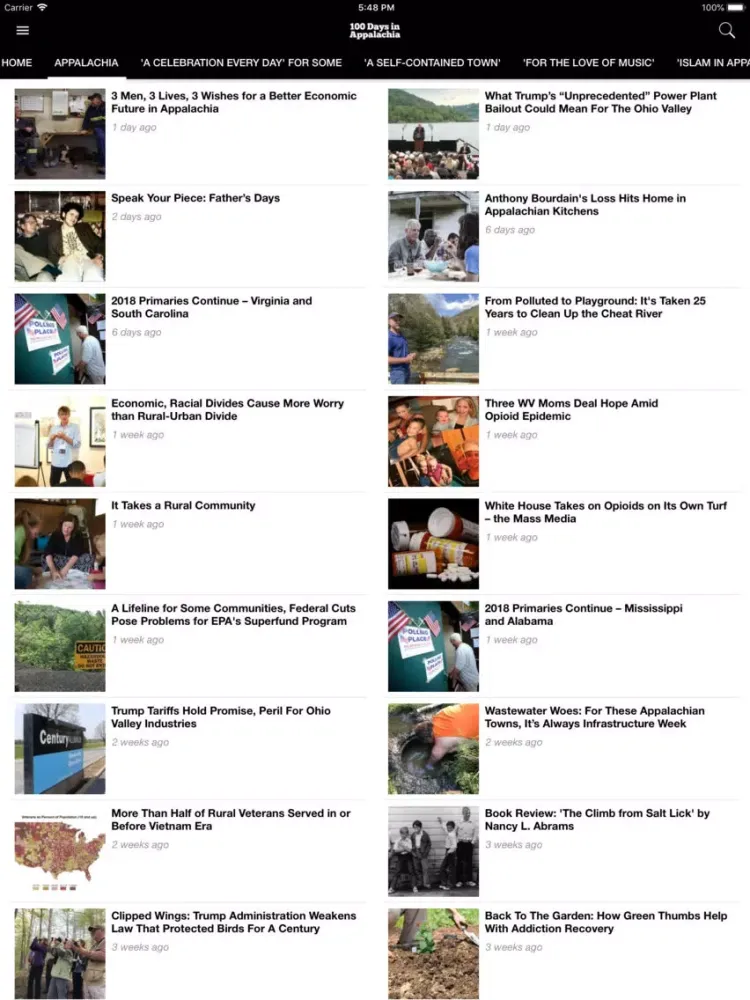 100 Days in Appalachia iPad 應用截圖