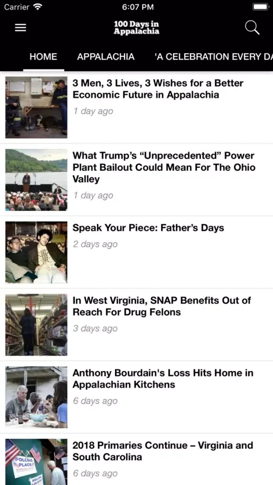 100 Days in Appalachia應用截圖