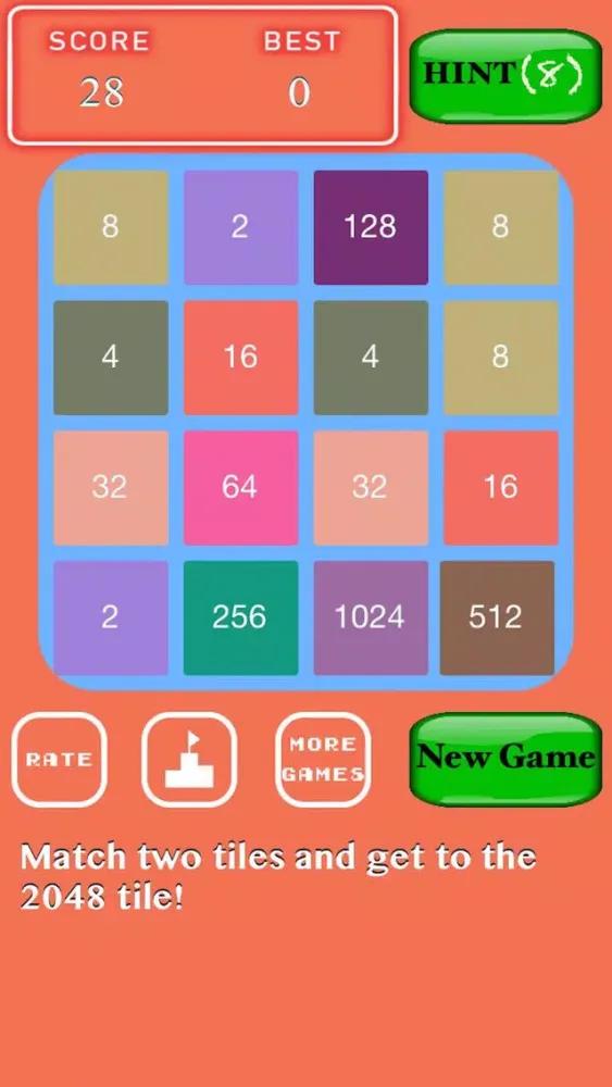 2048 Match-2048+Match Memory Game Screenshots