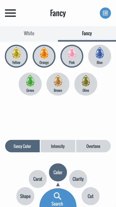 Captures d'écran de AMC Diamonds Inventory