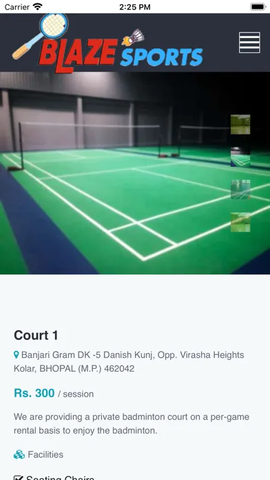Ảnh chụp màn hình của Blaze Sports