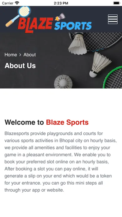 Ảnh chụp màn hình của Blaze Sports