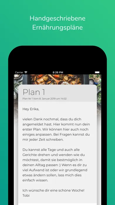 Screenshot di Coached: Mein Ernährungscoach