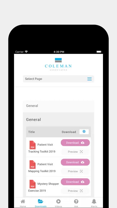 Capturas de pantalla de Coleman Associates DPI