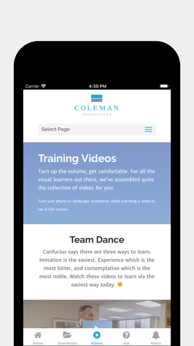 Capturas de pantalla de Coleman Associates DPI
