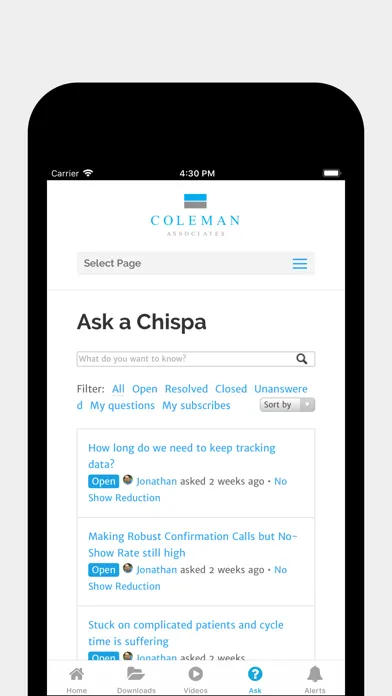 Capturas de pantalla de Coleman Associates DPI
