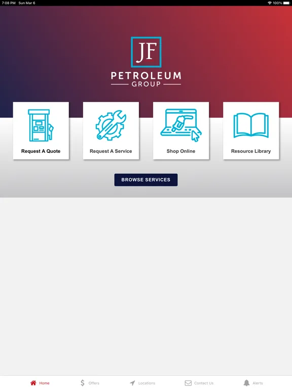 JF Petro iPad  Ekran Görüntüleri