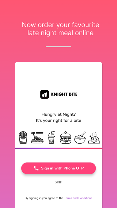 Knight Bite- Order food online應用截圖