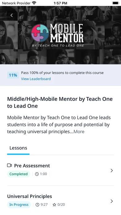تصاویر Mobile Mentor App