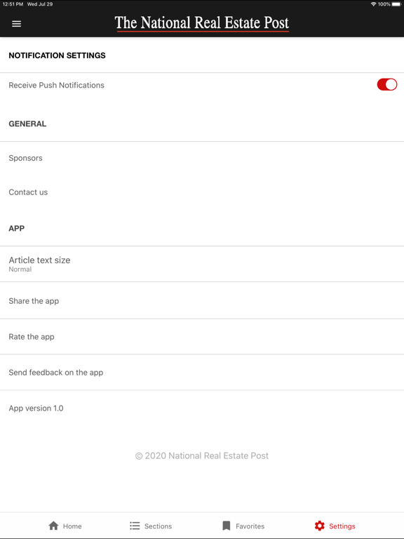 National Real Estate Post iPad 应用截图