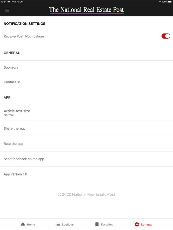 National Real Estate Post iPad  سکرین شاٹس