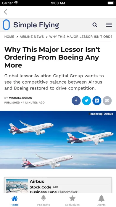 Simple Flying - Aviation News应用截图