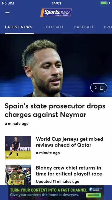 ภาพหน้าจอของ Sports News Highlights