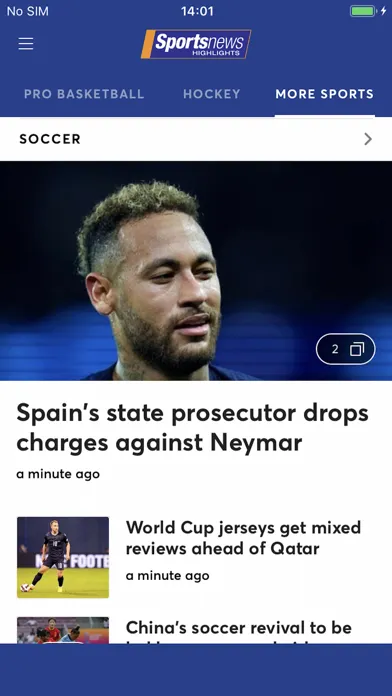 ภาพหน้าจอของ Sports News Highlights
