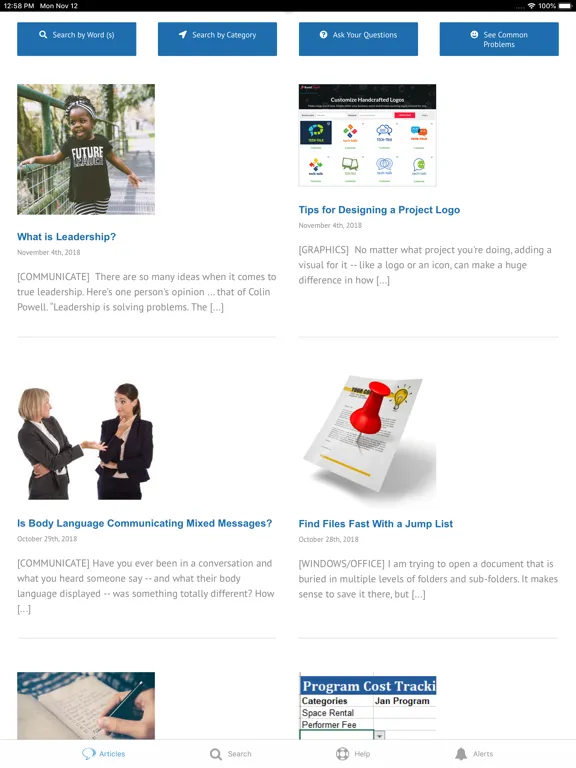 تصاویر Tech-Talk App iPad 