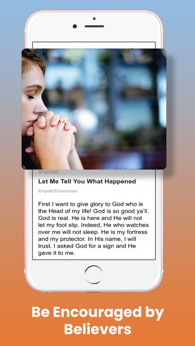 Testimony Share Screenshots